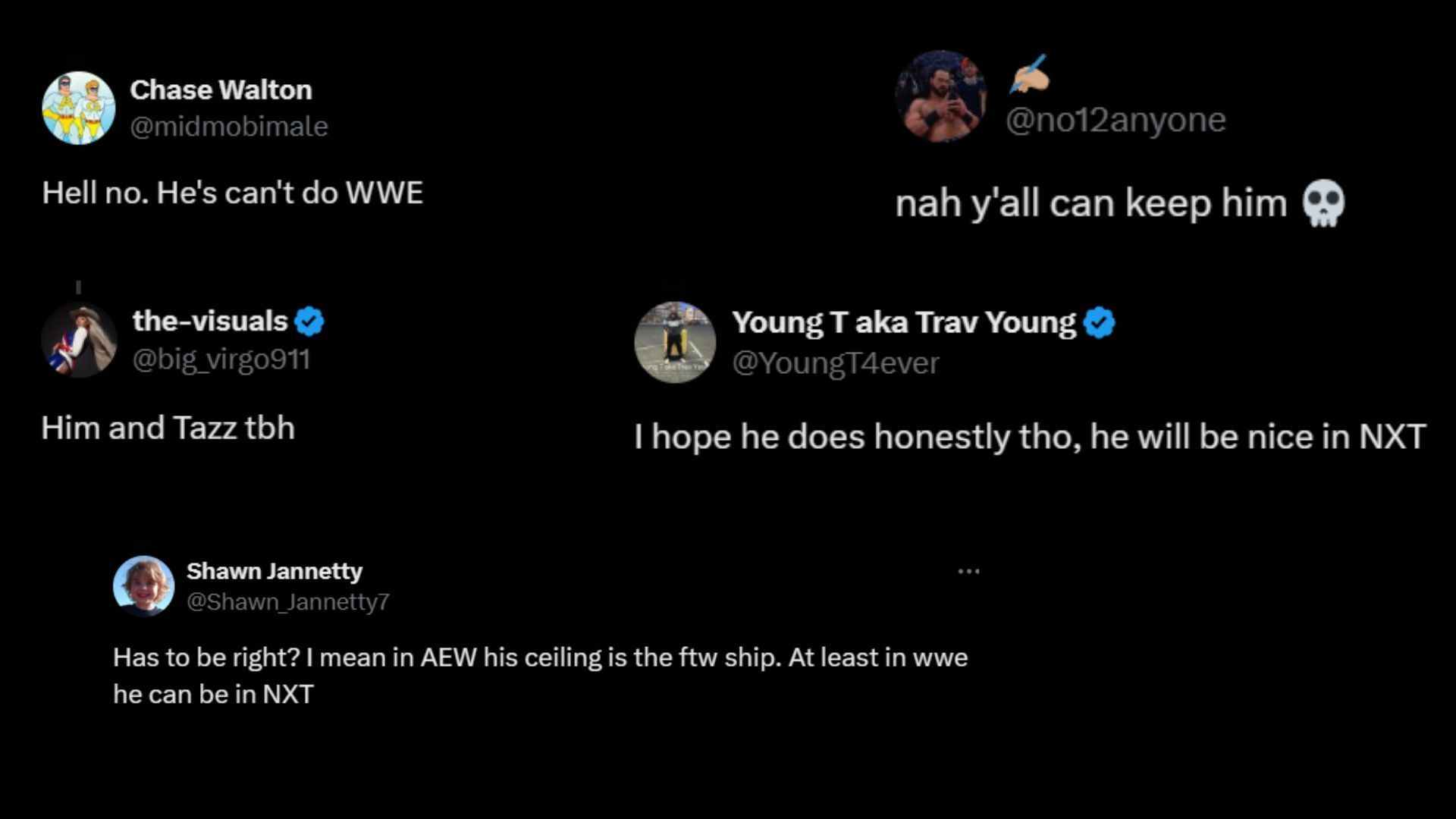 Screenshots of some more fan reactions on X/Twitter