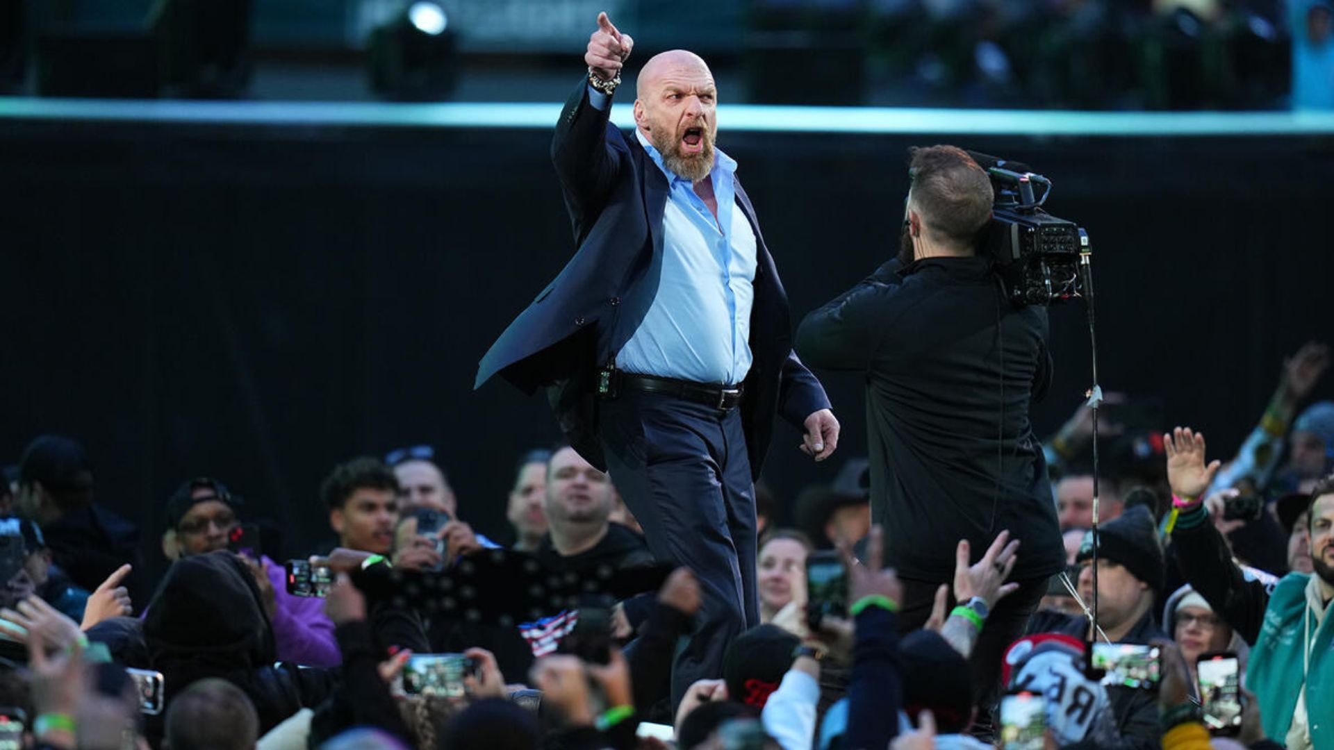 Triple H at WrestleMania XL in Philly!