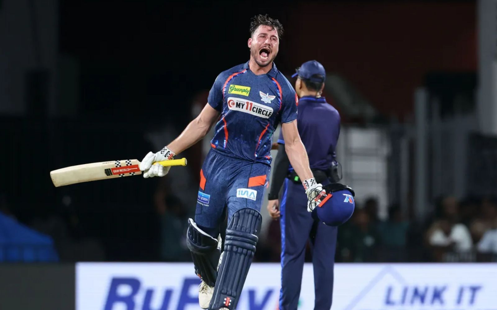 Marcus Stoinis slammed a spectacular century on Tuesday against CSK (Image: BCCI/IPL)