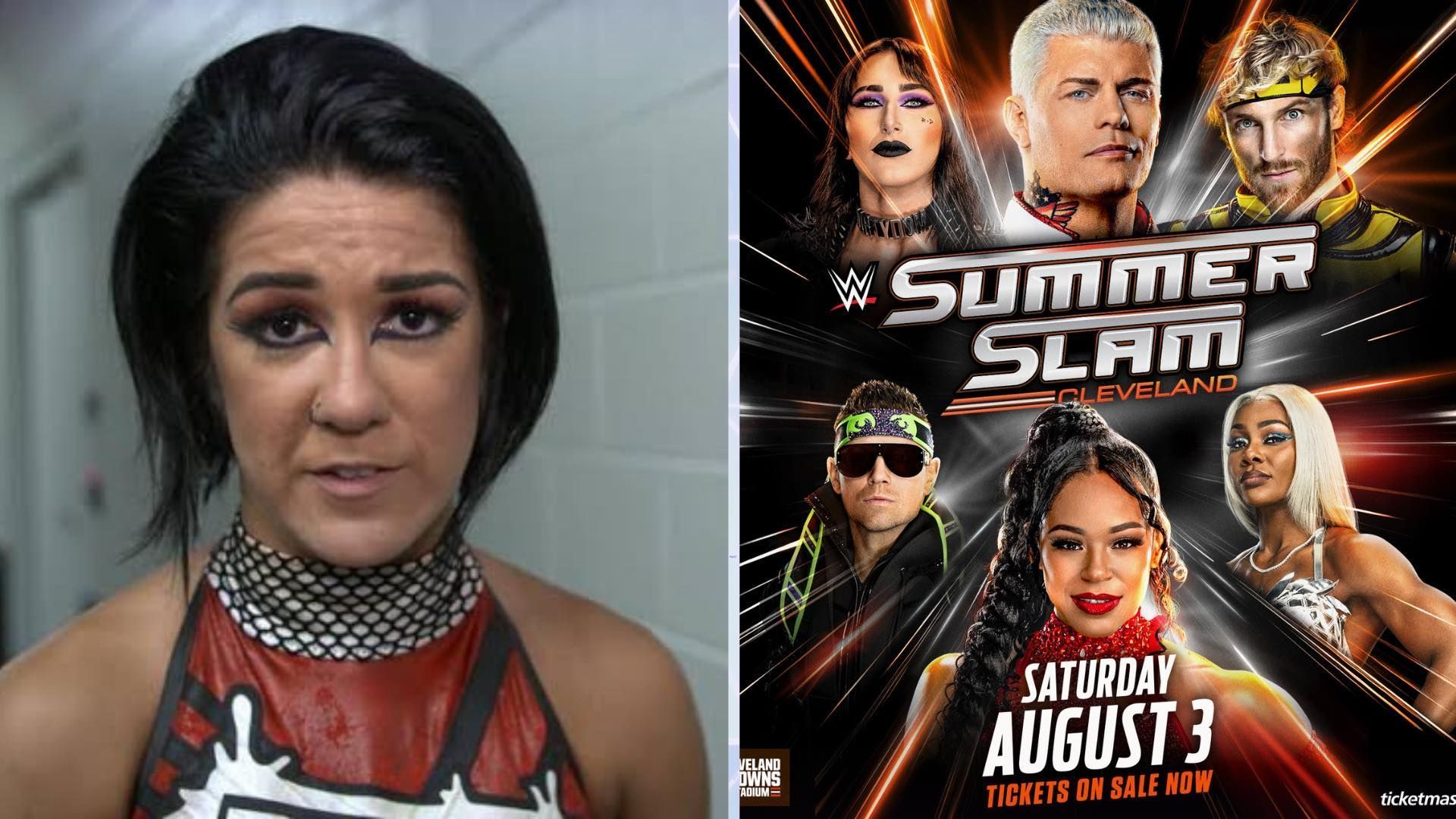 240-pound star makes fun of Bayley for being left off SummerSlam poster