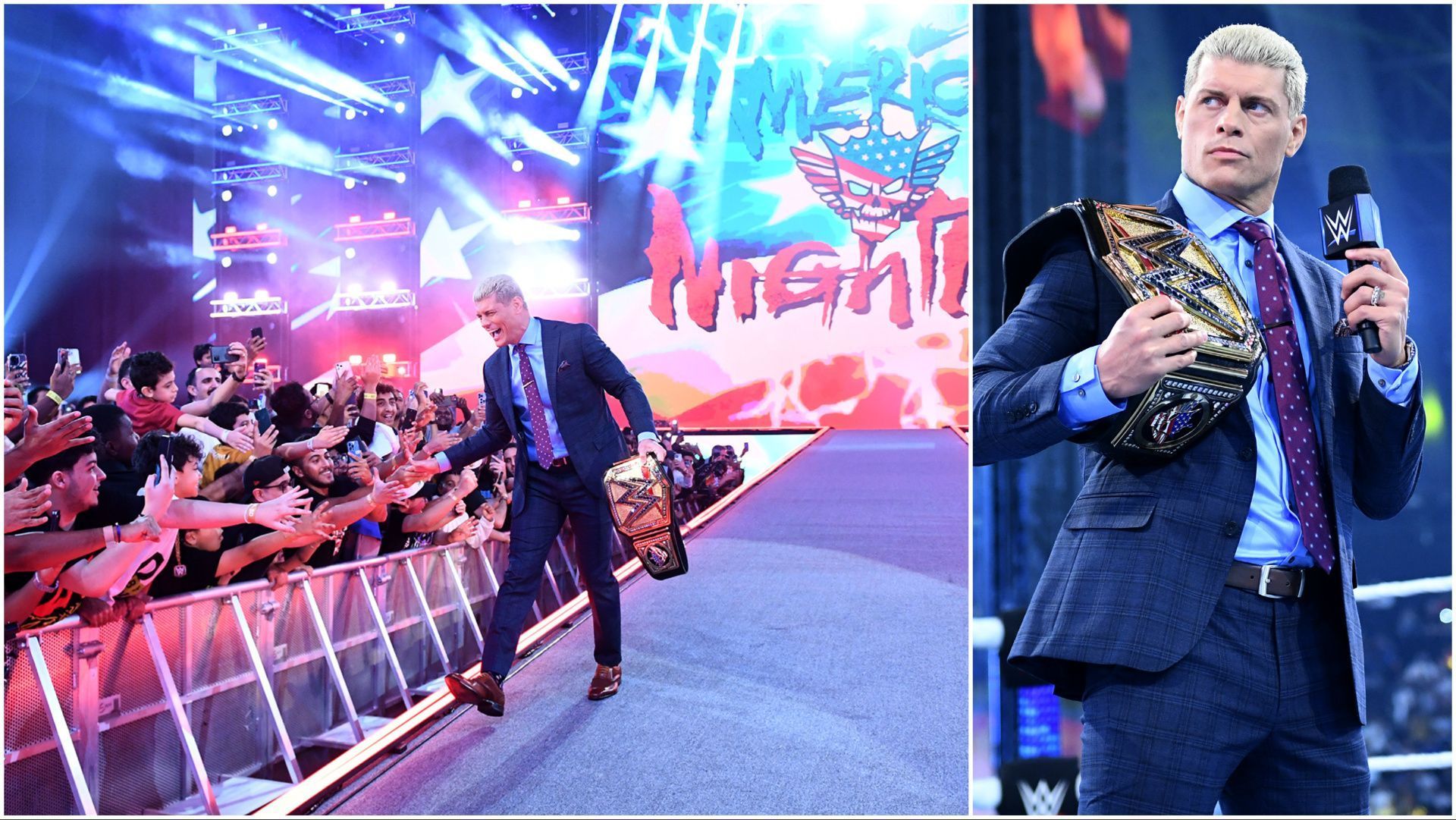 Cody Rhodes on WWE SmackDown in Saudi Arabia