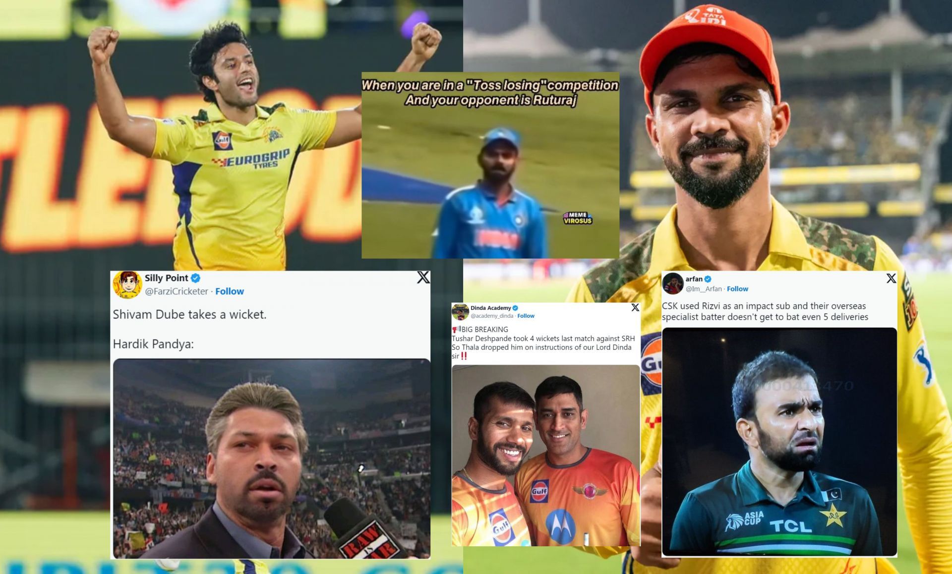 Top 10 funny memes from the latest IPL match.