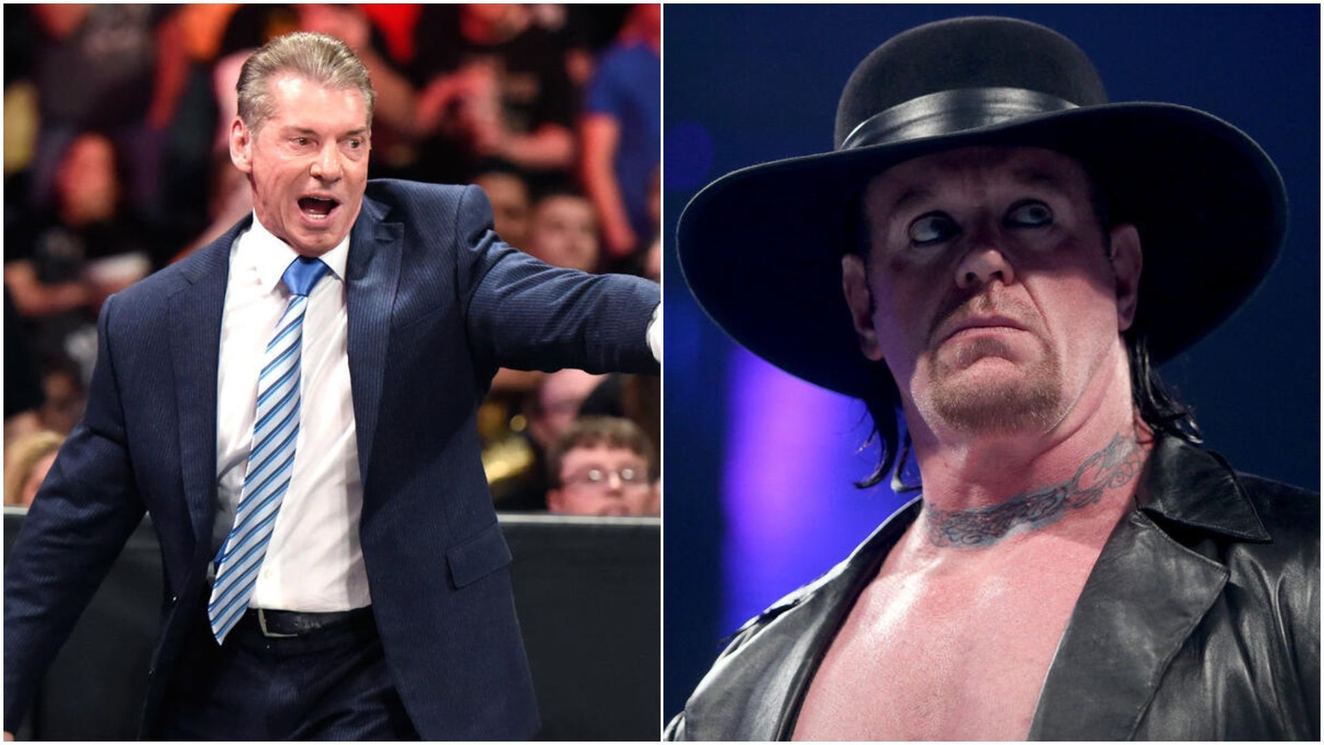 Vince McMahon (left), and The Undertaker (right).