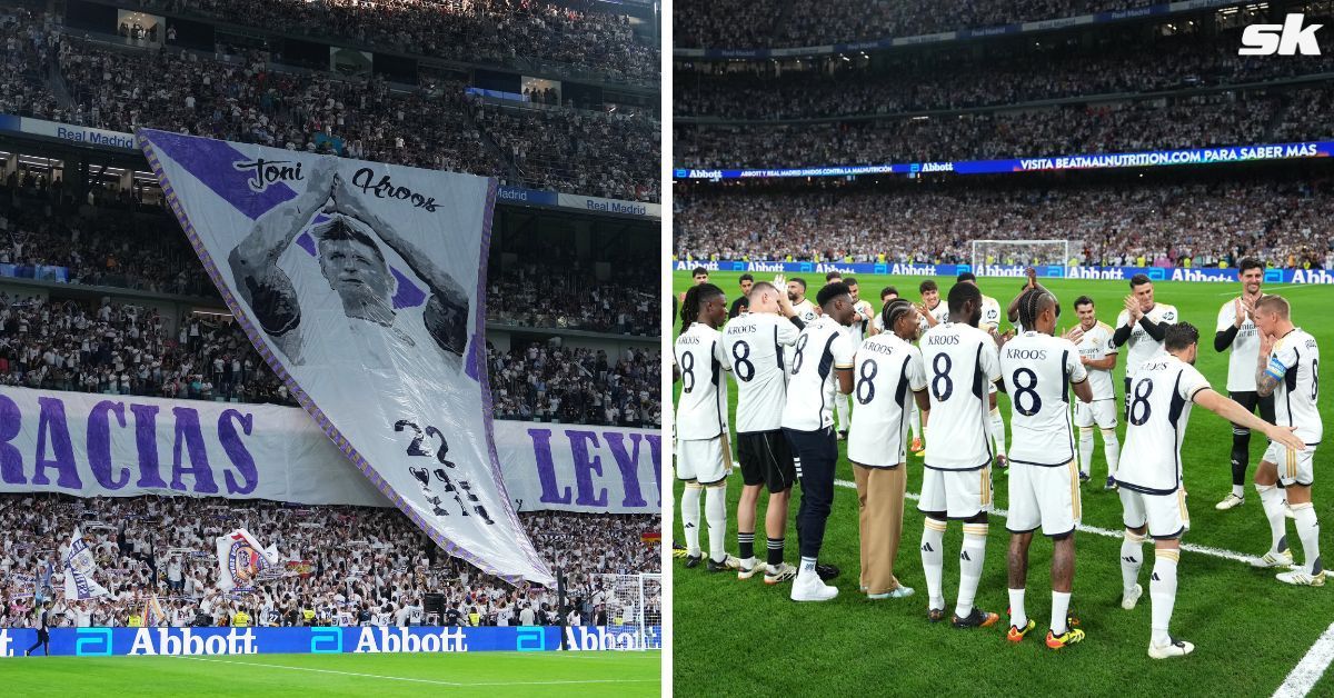 Toni Kroos receives ovation from Real Madrid fans