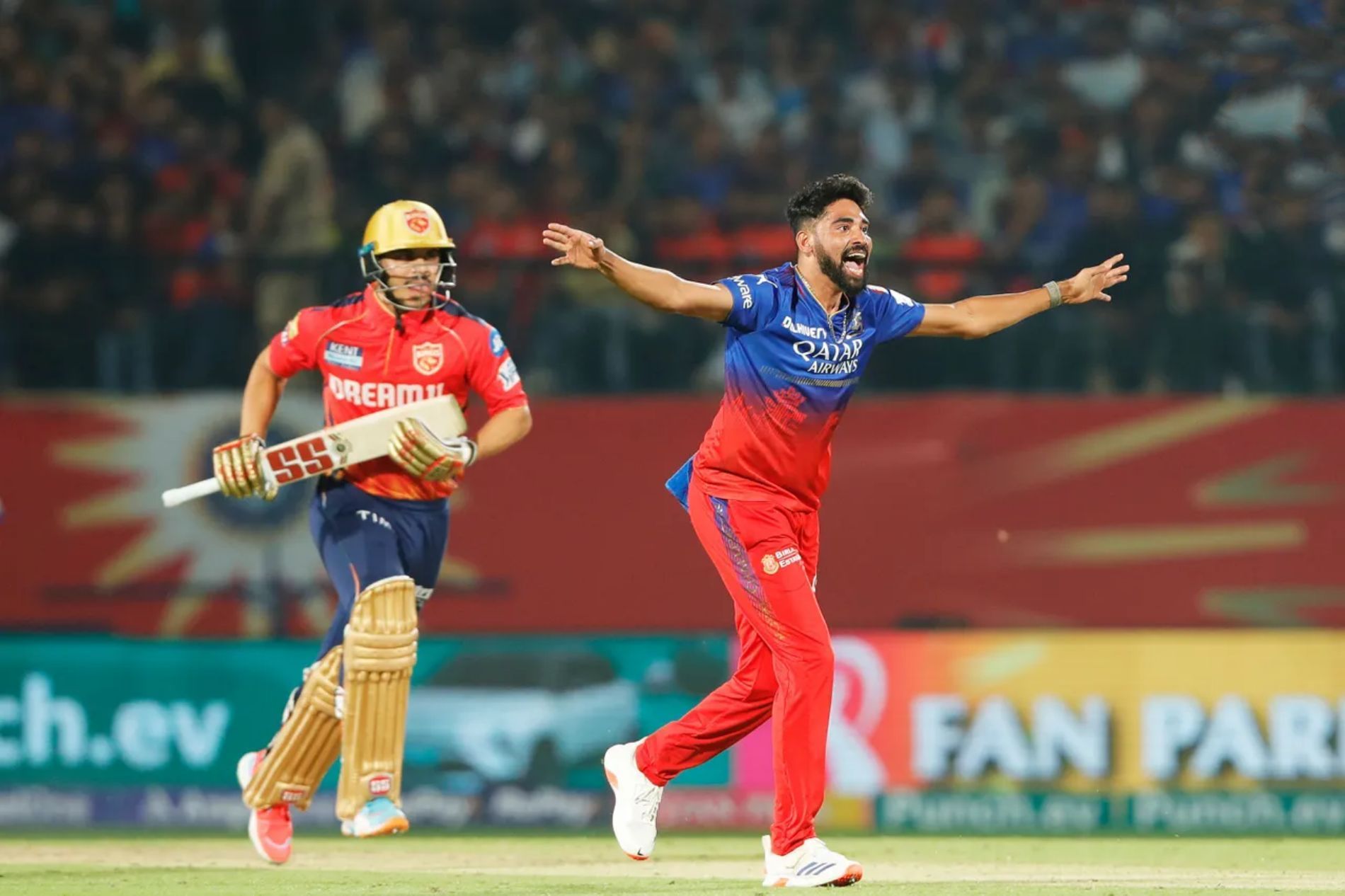 Royal Challengers Bengaluru pacer Mohammed Siraj (Pic: BCCI/ iplt20.com)