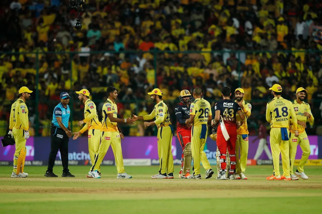 CSK clinched a close eight-run win against RCB at the Chinnaswamy Stadium in IPL 2023
