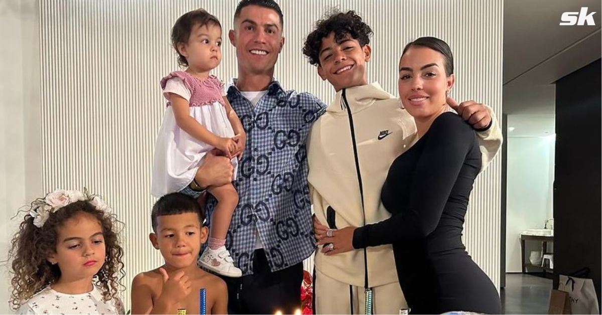 Cristiano Ronaldo and his family