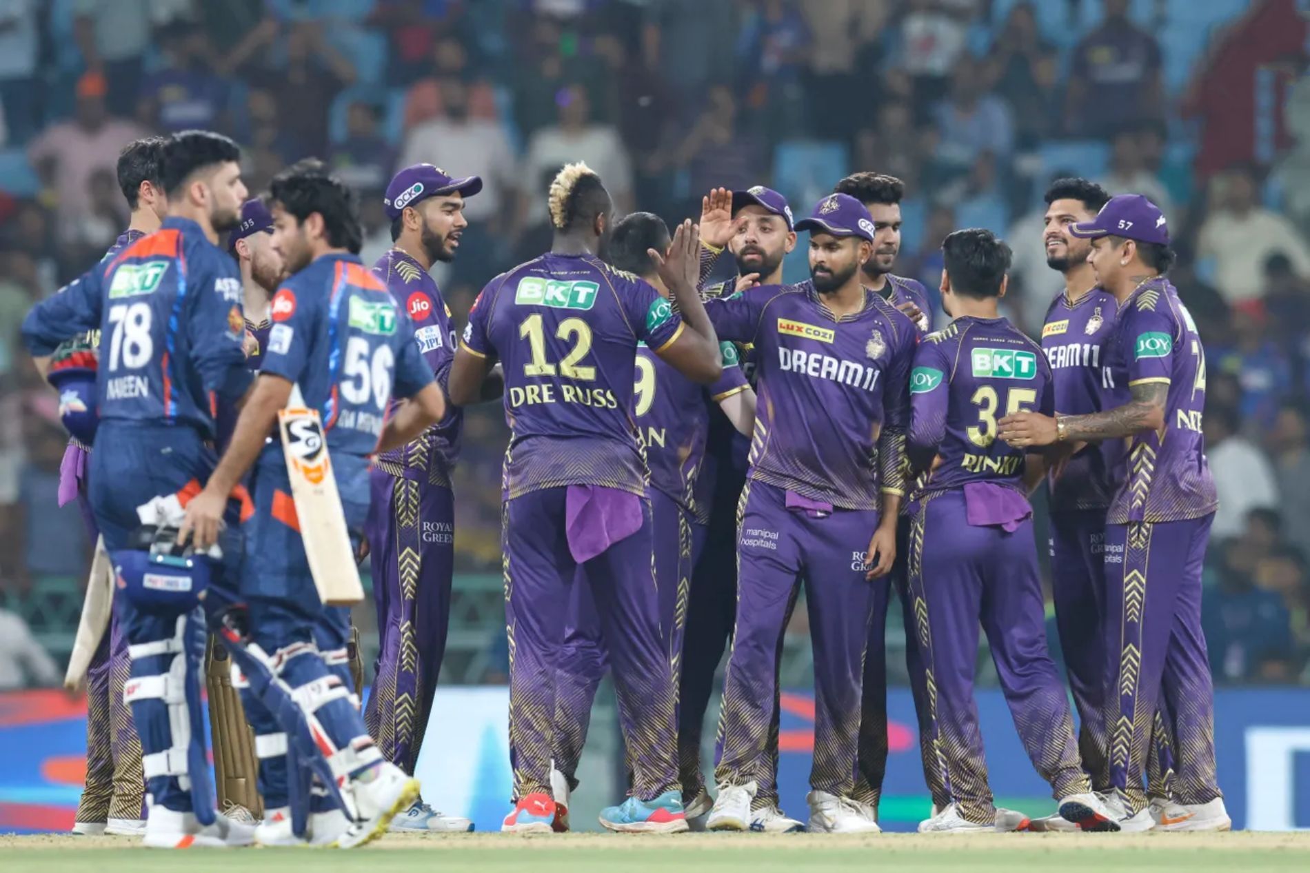 Kolkata registered a comprehensive victory over Lucknow on Sunday. (Pic: BCCI/ iplt20.com)