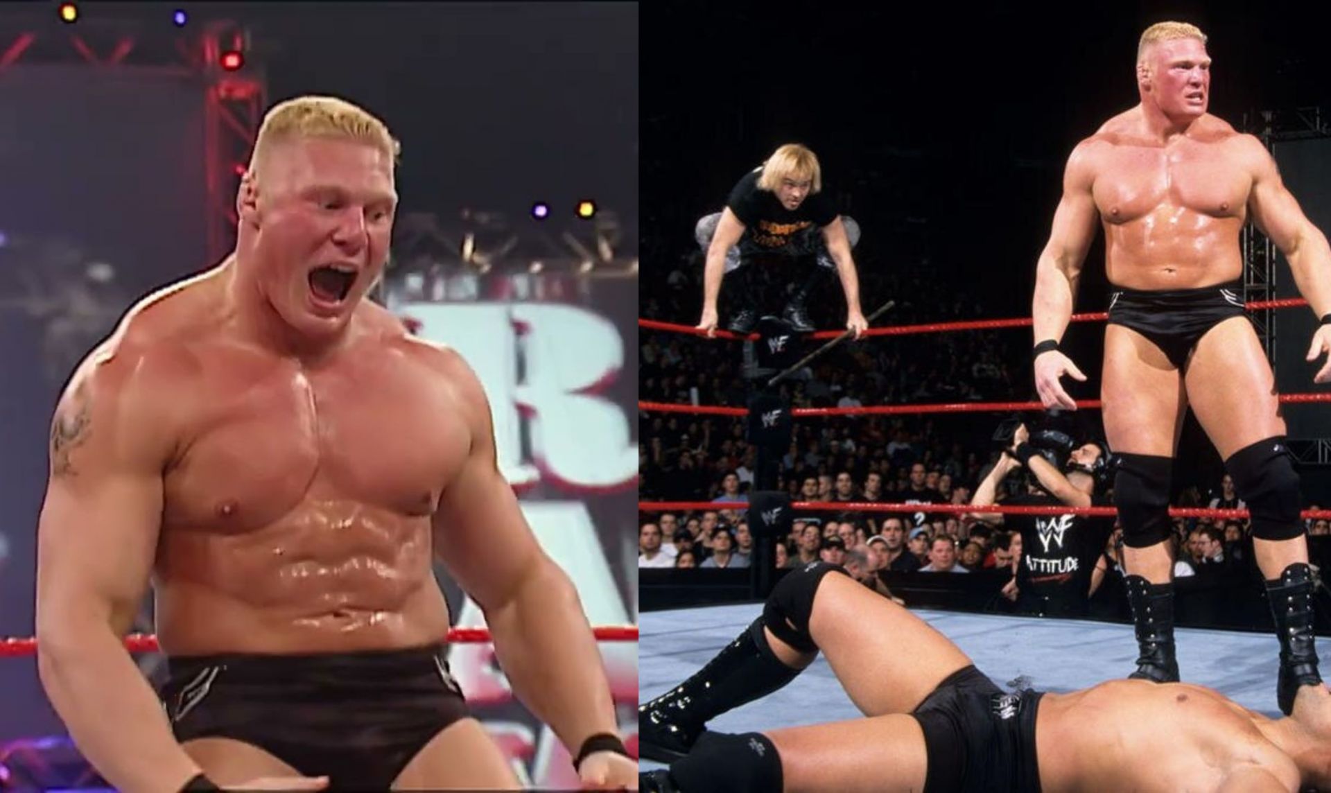 WWE में ब्रॉक लैसनर का डेब्यू धमाकेदार रहा था 