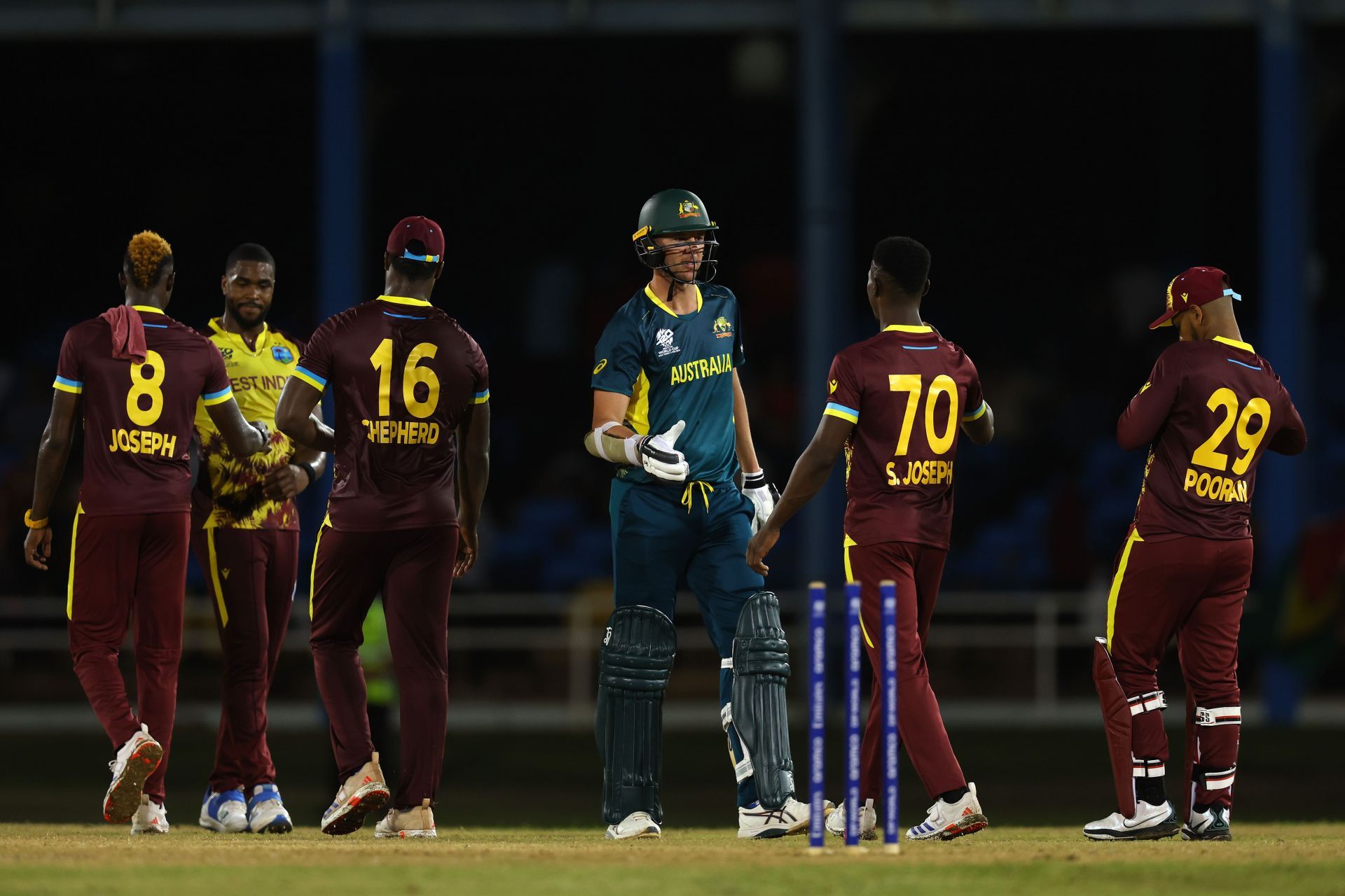 West Indies v Australia Warm-Up - ICC Men&#039;s T20 Cricket World Cup West Indies &amp; USA 2024