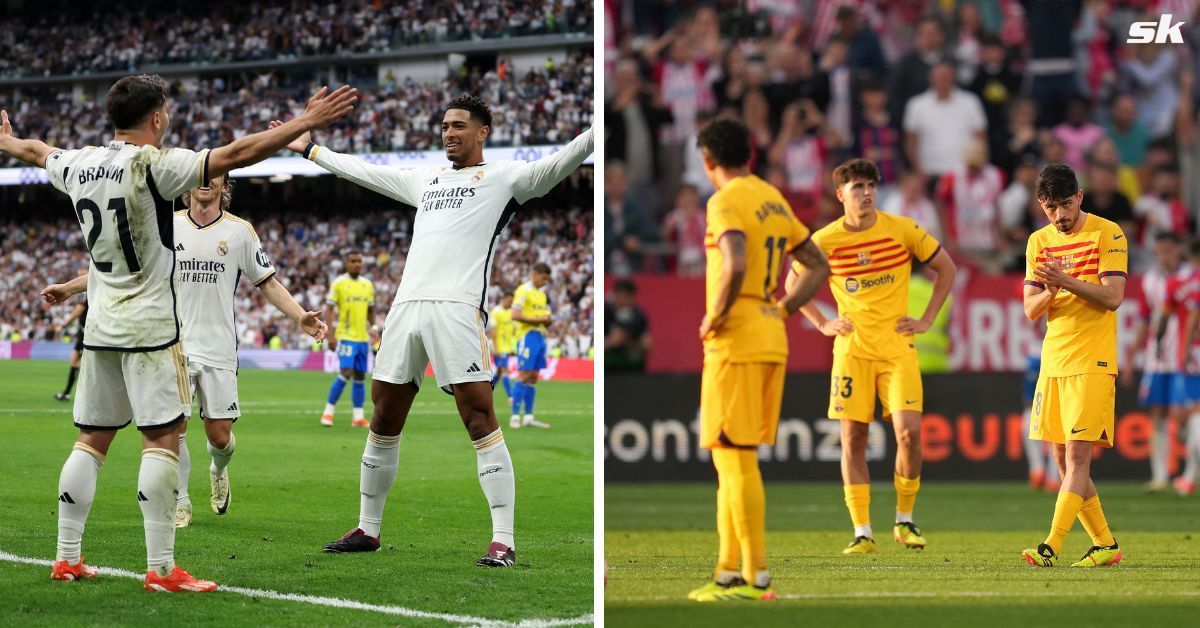 Real Madrid have beaten Barcelona to the La Liga title 