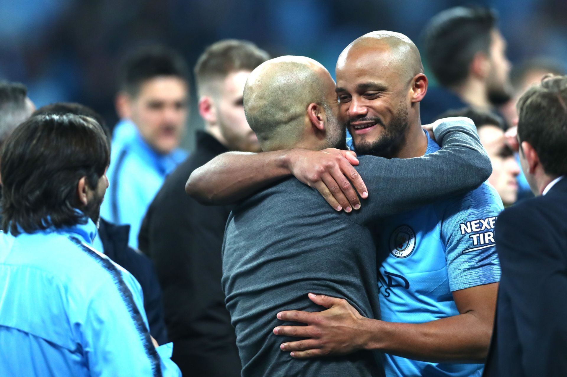 Vincent Kompany holds a close bond with Pep Guardiola.