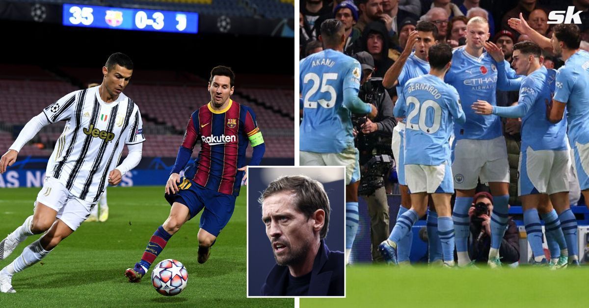 Peter Crouch makes intriguing comparison between Manchester City and Messi and Ronaldo.