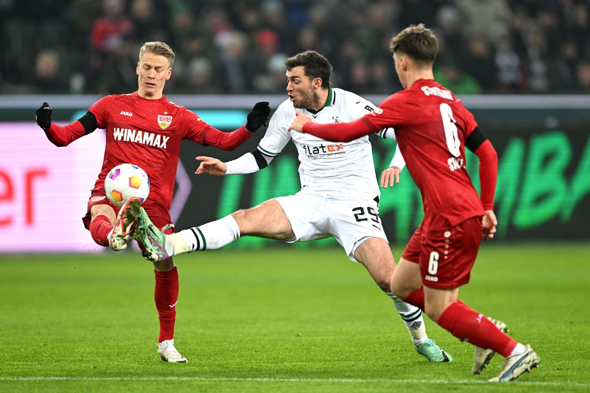 Borussia M&ouml;nchengladbach v VfB Stuttgart - Bundesliga