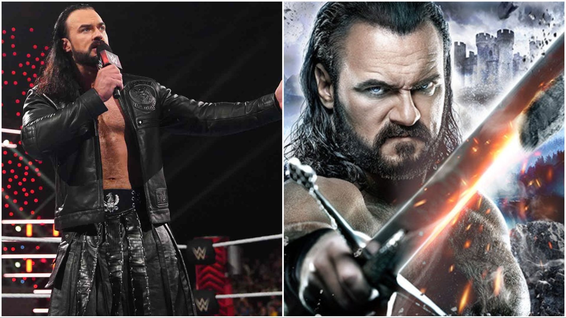 Drew McIntyre on WWE RAW, McIntyre on the Clash at the Castle: Scotland poster