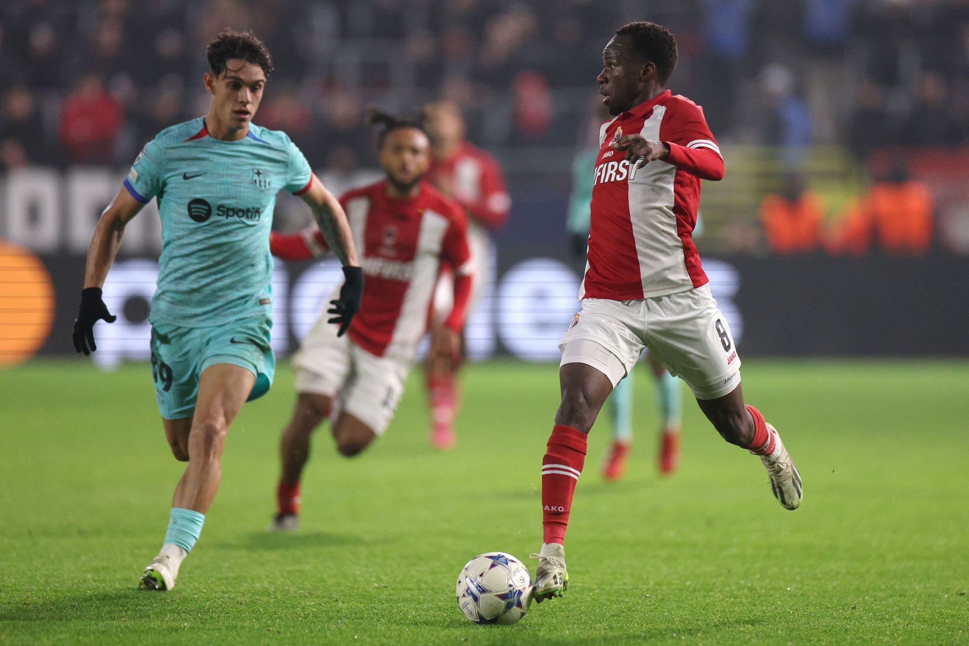 Royal Antwerp FC v FCB: Group H - UEFA Champions League 2023/24 (Photo by Dean Mouhtaropoulos/Getty Images)