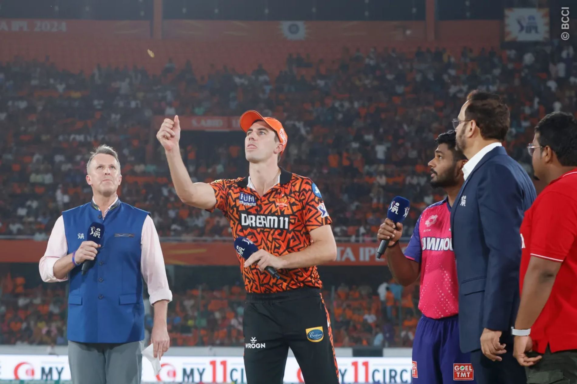 SRH vs RR, IPL 2024 Qualifier 2 Toss result and playing XIs for today