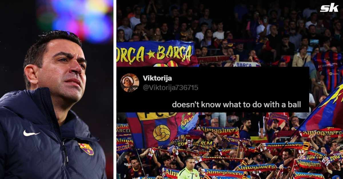 Barcelona fans were unhappy with a veteran star