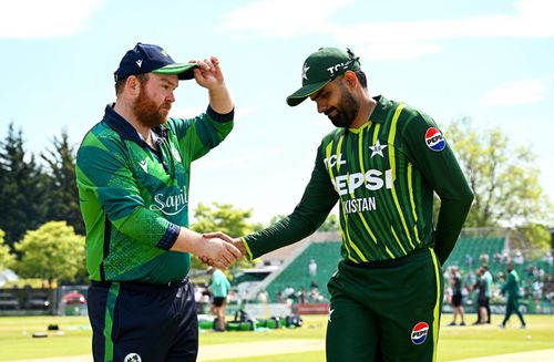 Paul Stirling (left) and Ireland could throw up a few surprises in this edition of the T20 WC. (Image Courtesy: Cricket Ireland Twitter)