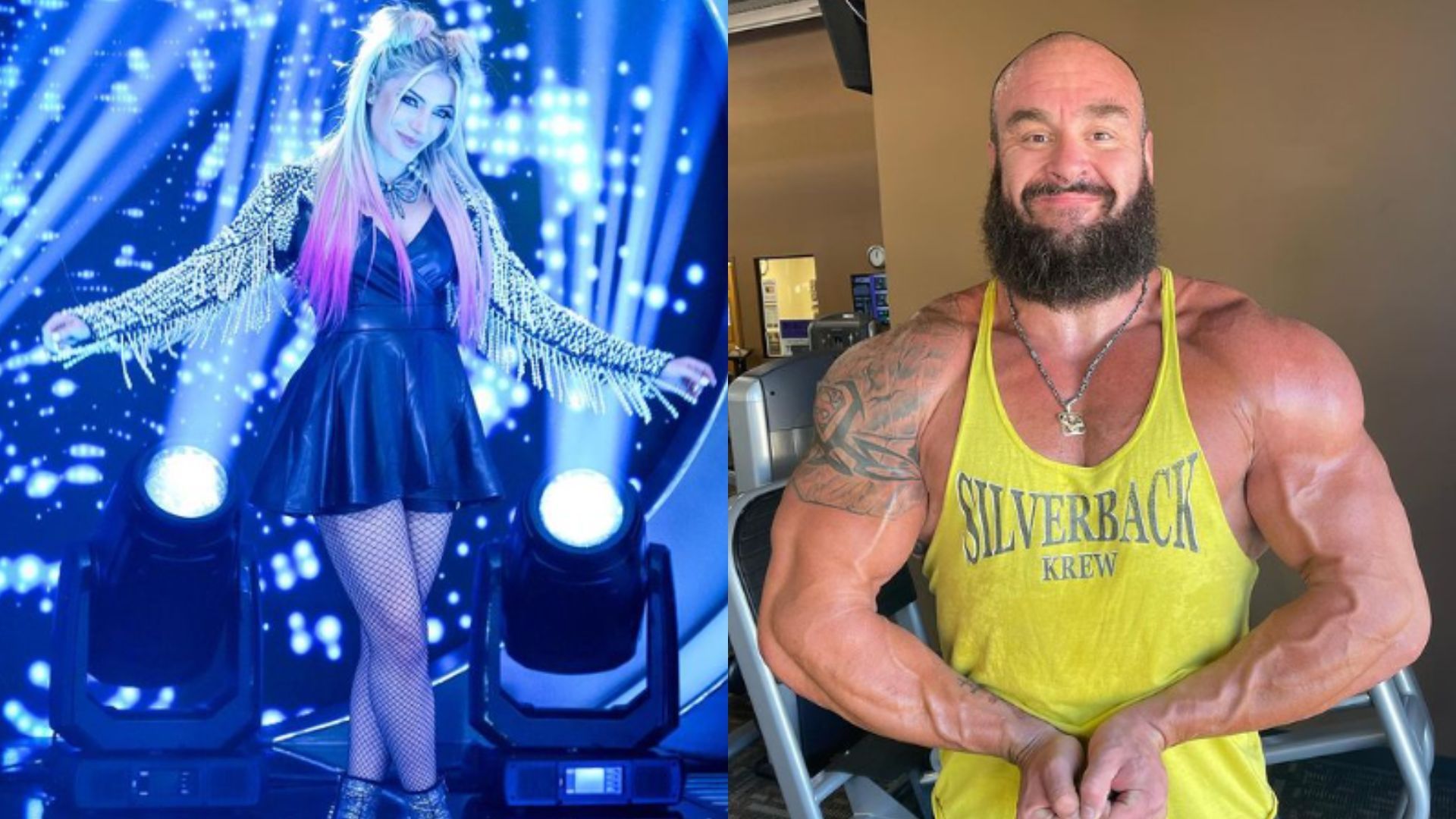 Alexa Bliss and Braun Strowman (via Instagram)