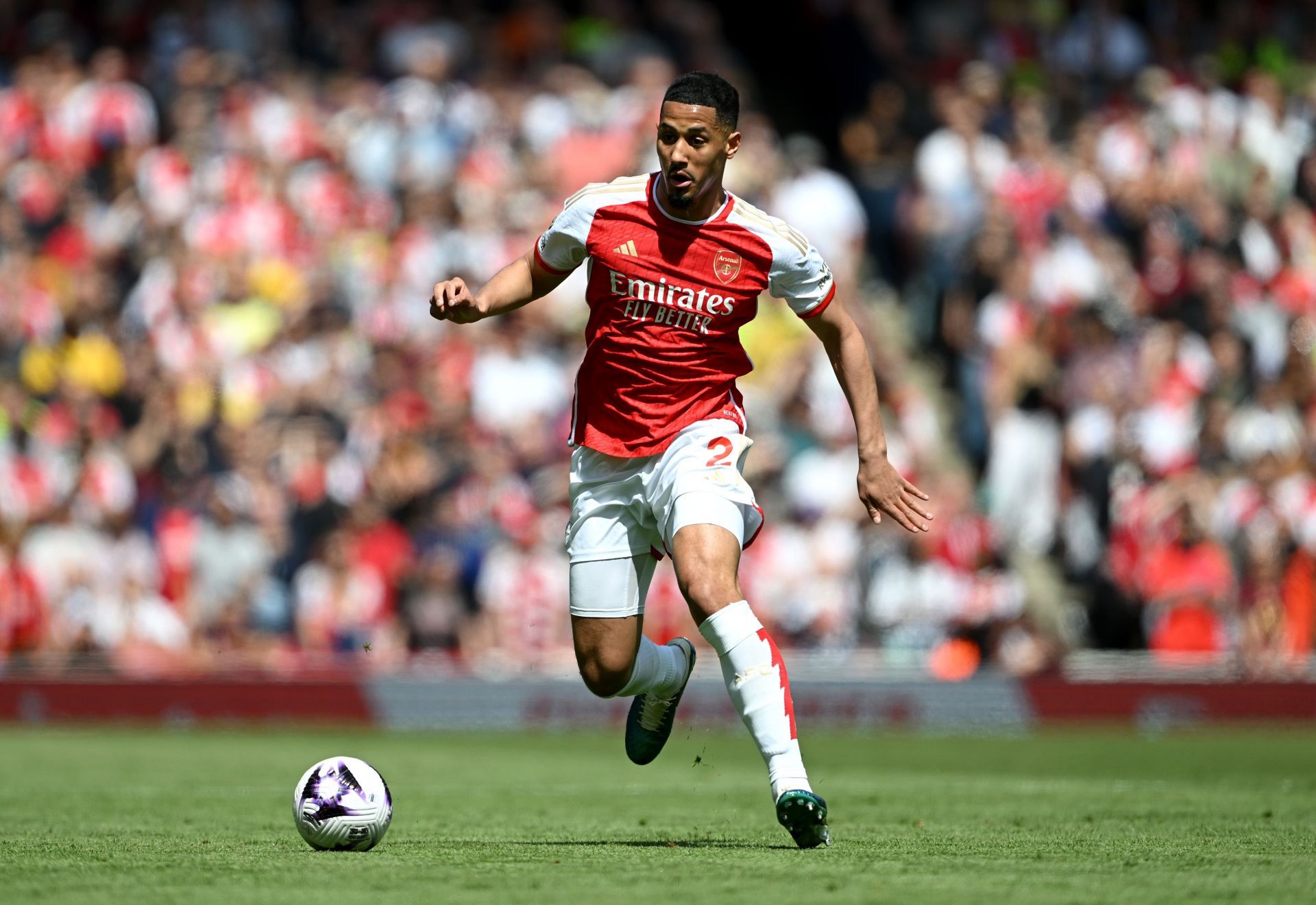 Saliba has played every minute of Arsenal&#039;s season.