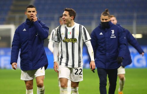 Fernando Chiesa (middle) sang former teammate Cristiano Ronaldo's praises.