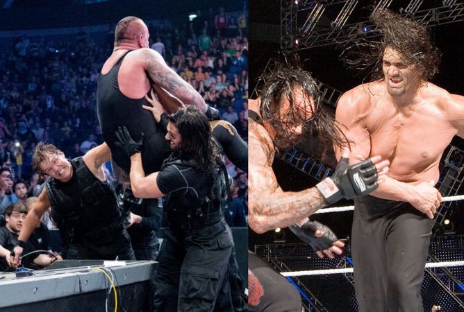 5 WWE Superstars जिन्होंने The Undertaker की पीट-पीटकर बुरा हाल किया हुआ है