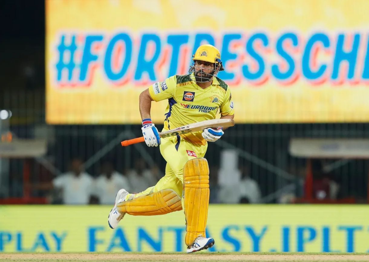 MS Dhoni for the Chennai Super Kings