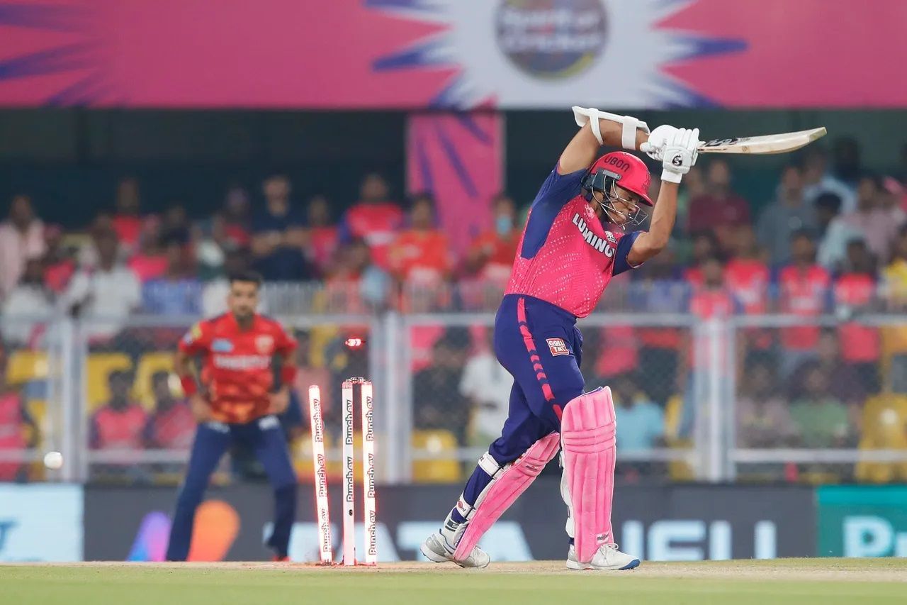 Yashasvi Jasiwal was dismissed in the first over in RR&quot;s loss to PBKS. [P/C: iplt20.com]