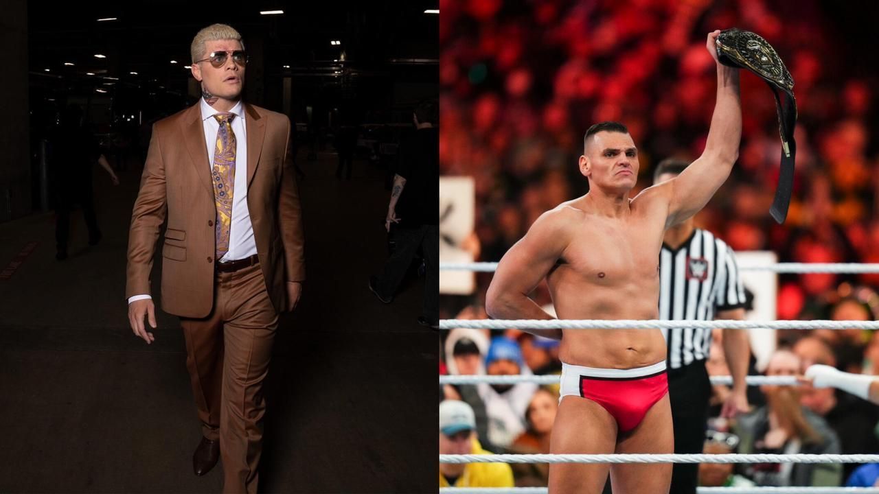 Cody Rhodes (left); Gunther (right)