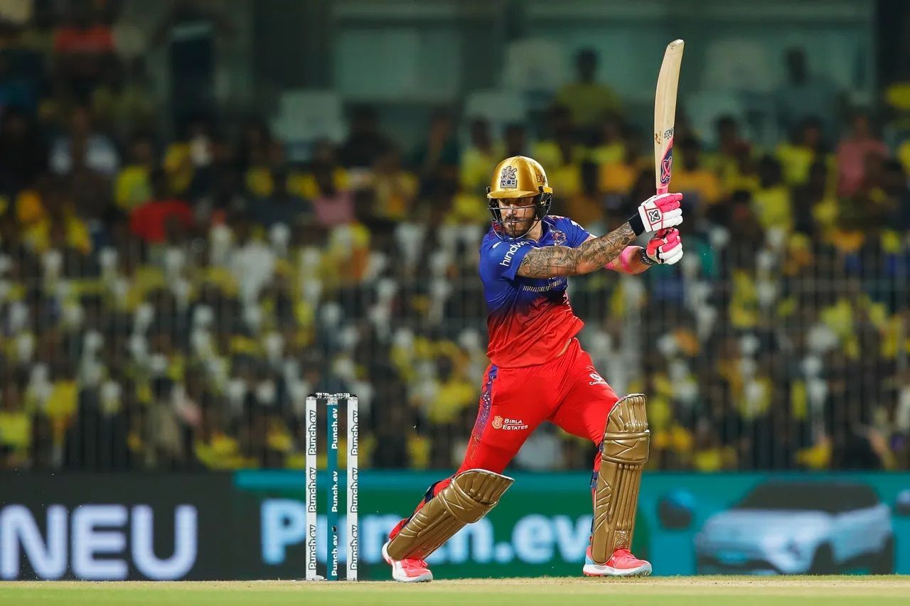 Faf du Plessis is RCB&#039;s second-highest run-scorer in IPL 2024. [P/C: iplt20.com]