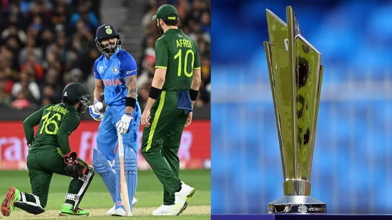 भारत-पाकिस्तान 9 जून को टी20 वर्ल्ड कप 2024 में आमने-सामने होंगी (photos: ICC)