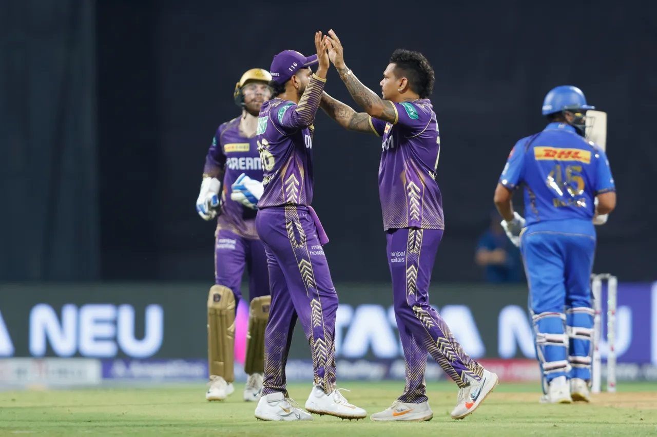 Sunil Narine picked up two wickets in KKR