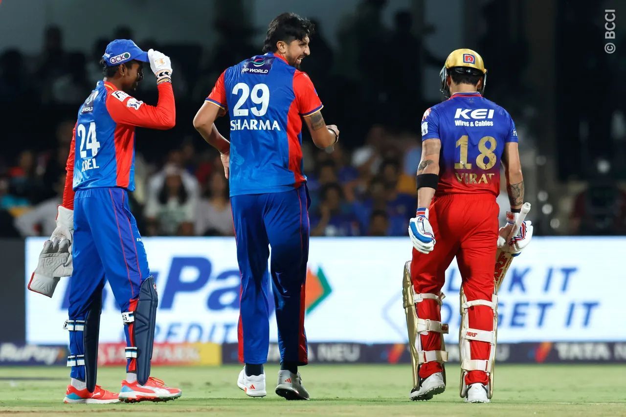 Ishant Sharma dismissed Virat Kohli for the 1st time in IPL (Image: IPLT20.com/BCCI)