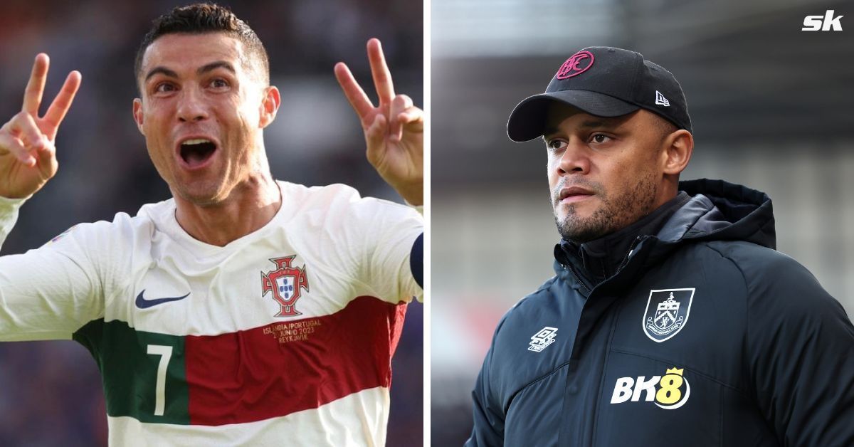 Vincent Kompany took a dig at Cristiano Ronaldo ahead of Burnley