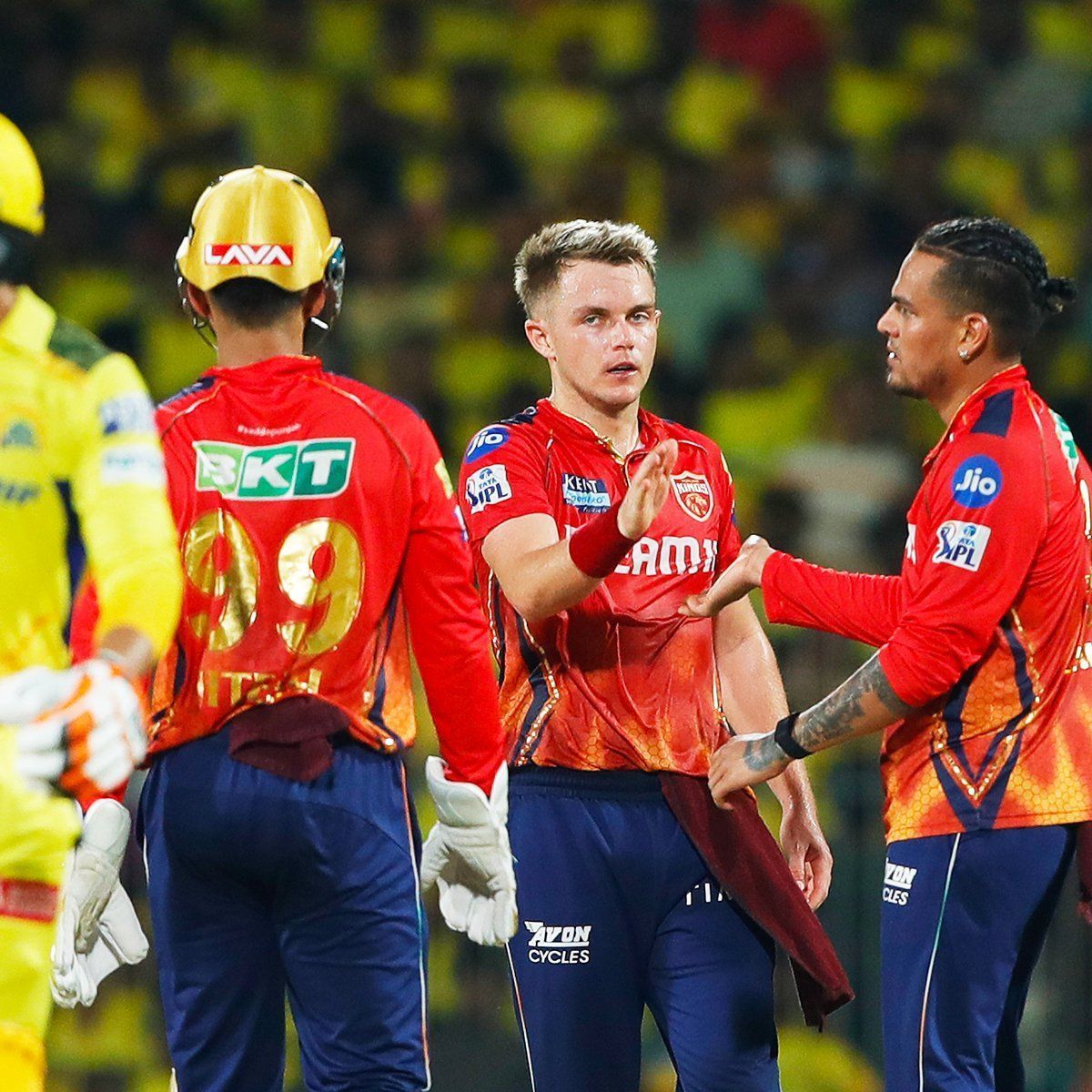 Sam Curran celebrates a wicket. (Credits: Twitter)