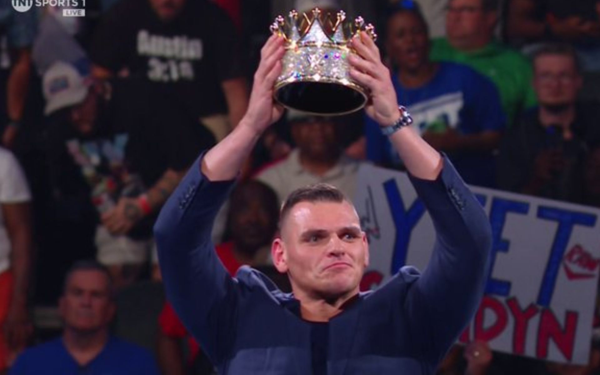 The King made an appearance during the opening segment of RAW