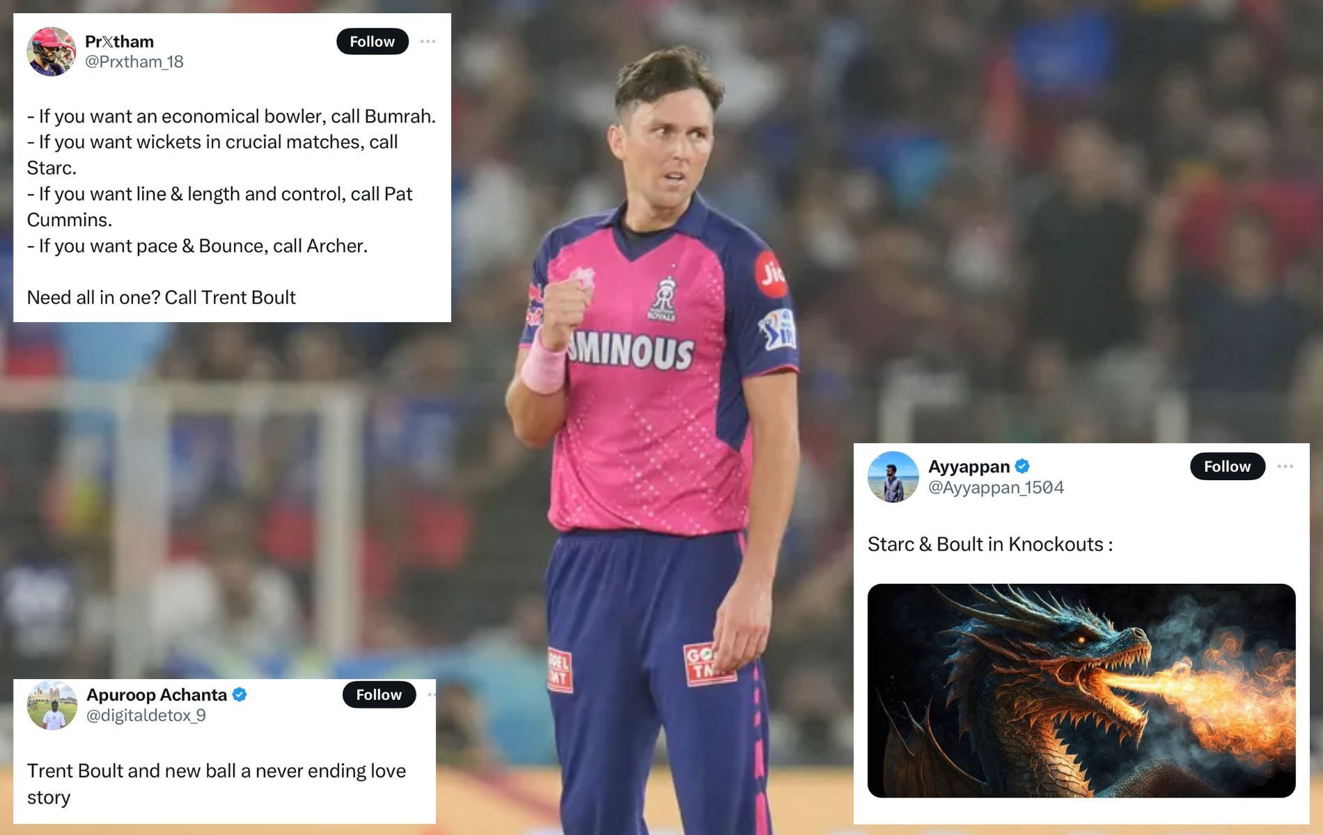 Trent Boult earned widespread praise for his first spell in IPL 2024 Eliminator. 