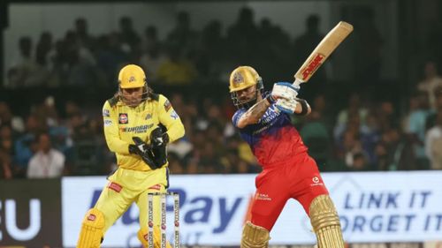 Virat scored an important 47 against CSK in a virtual quarter-final.