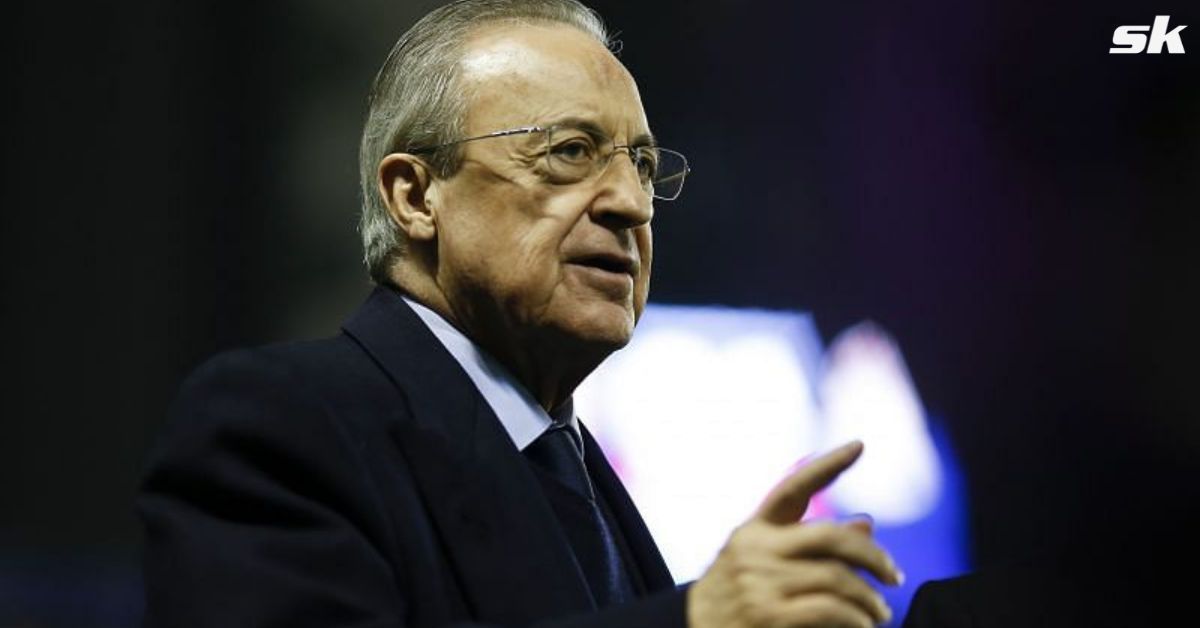 Real Madrid president Florentino Perez