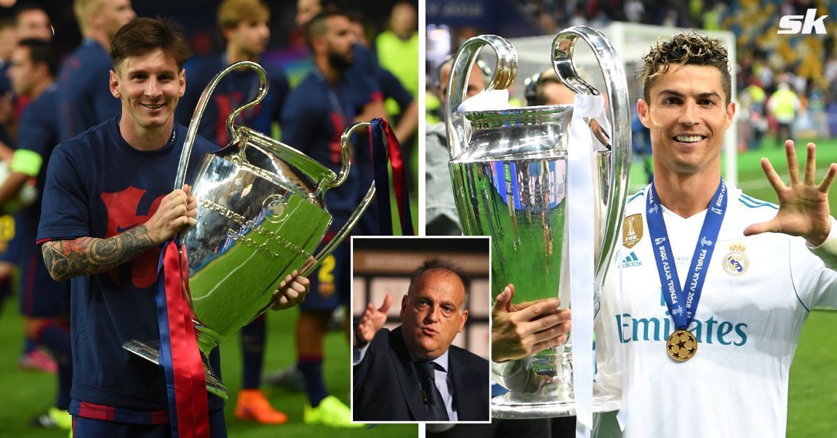 Javier Tebas takes his pick between Cristiano Ronaldo and Lionel Messi
