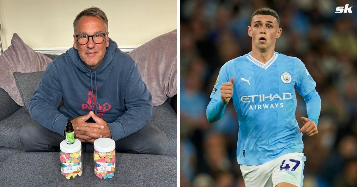 Paul Merson (left) and Phil Foden