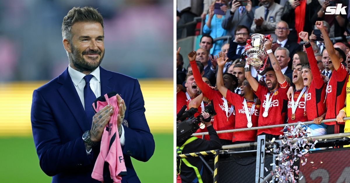 David Beckham was proud of Manchester United after their win over City in the FA Cup