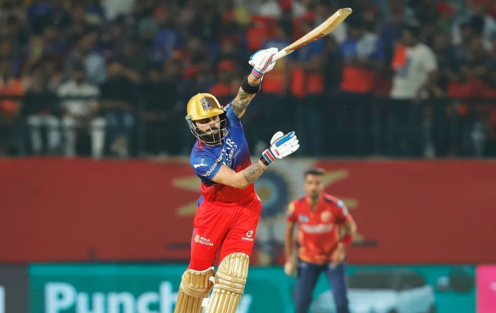 Virat Kohli in action for RCB.