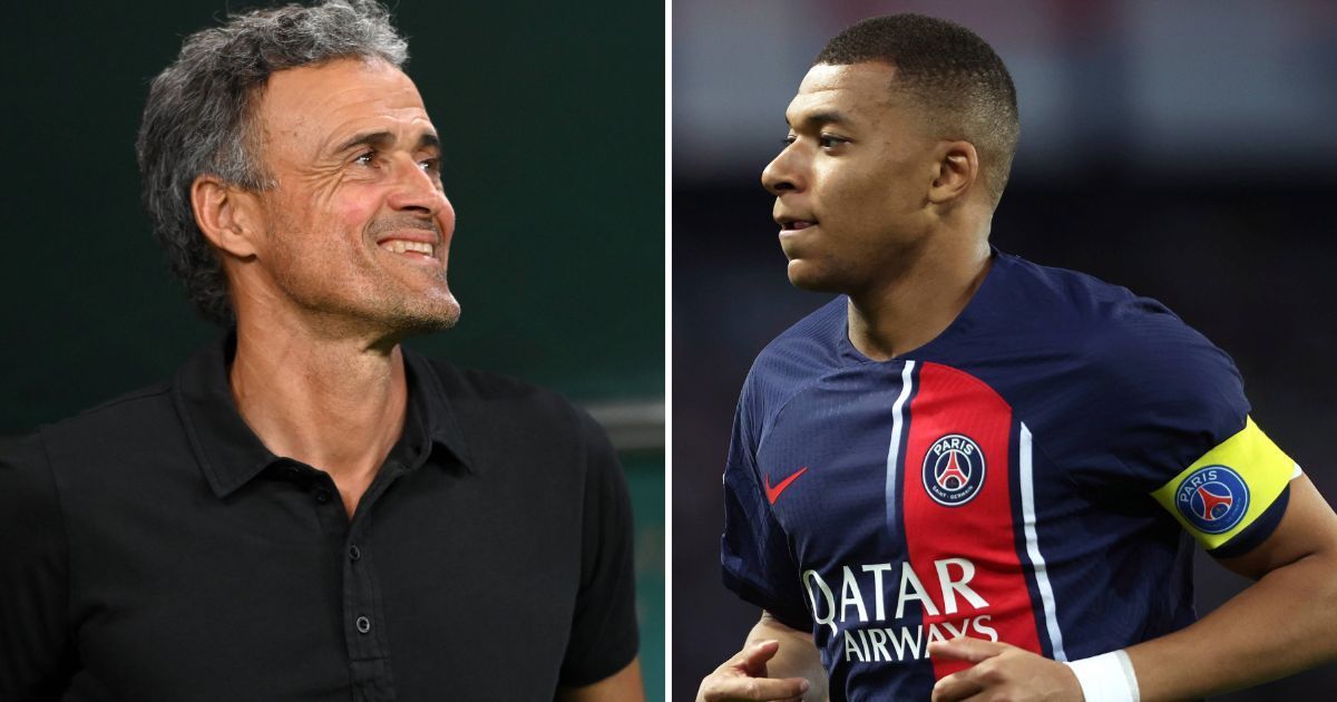 Luis Enrique bid Kylian Mbappe farewell with a glowing verdict. 