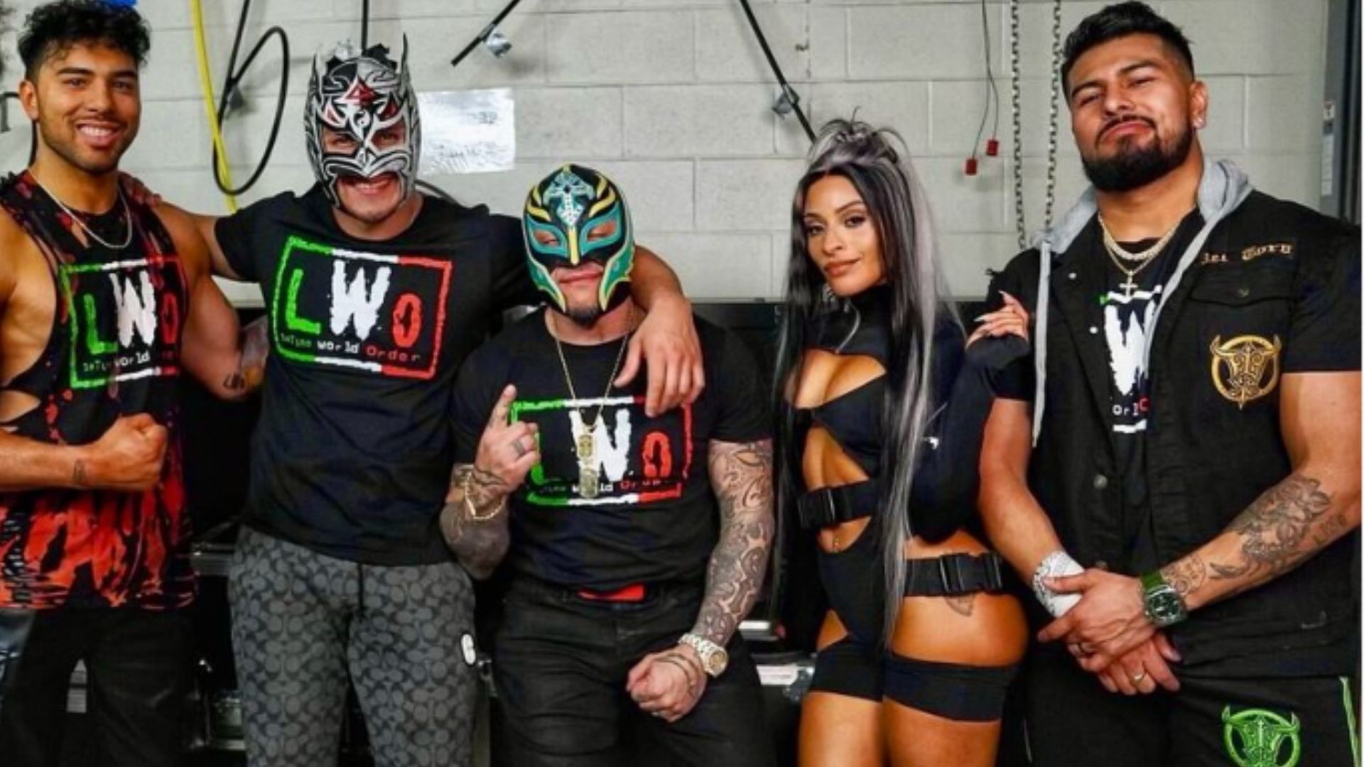 The remaining members of the Latino World Order.