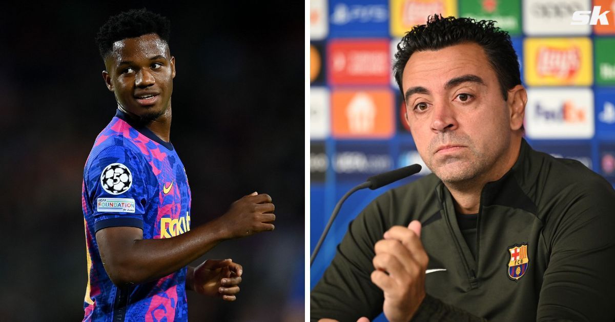 Xavi responds when asked about Ansu Fati