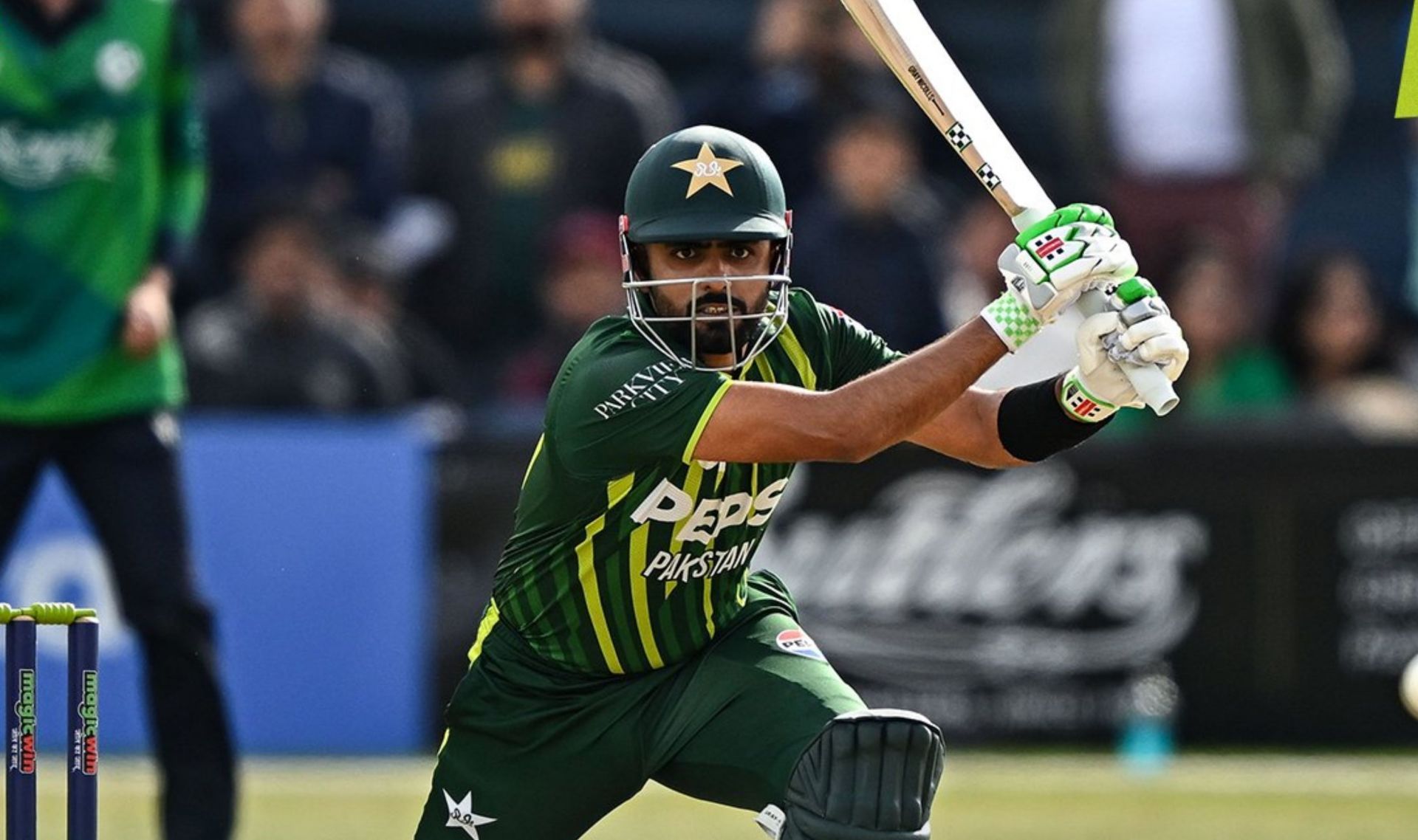 Babar Azam hit a match-winning half-century for Pakistan in 3rd T20I vs Ireland. (Image: PCB/X)