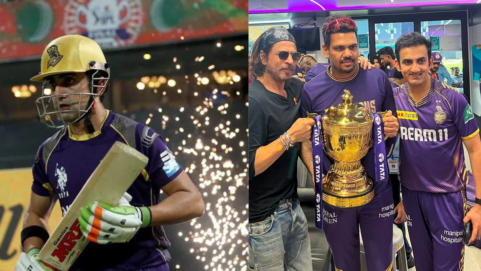 Gautam Gahmbir captained KKR to title wins in IPL 2012 and 2014 before winning third title with the team in IPL 2024 as mentor