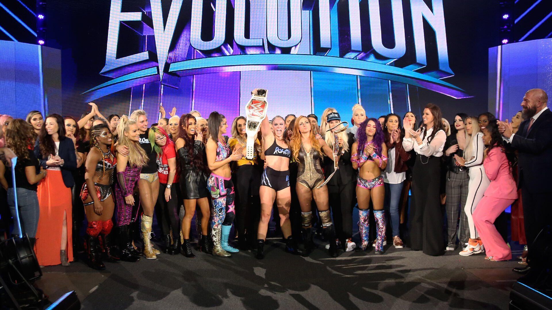 WWE Evolution took place on October 28, 2018 at the Nassau Veterans Memorial Coliseum in Uniondale, New York